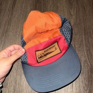 Orange and Gray Trucker / Rafting Hat | Jackson Hole | Waterproof